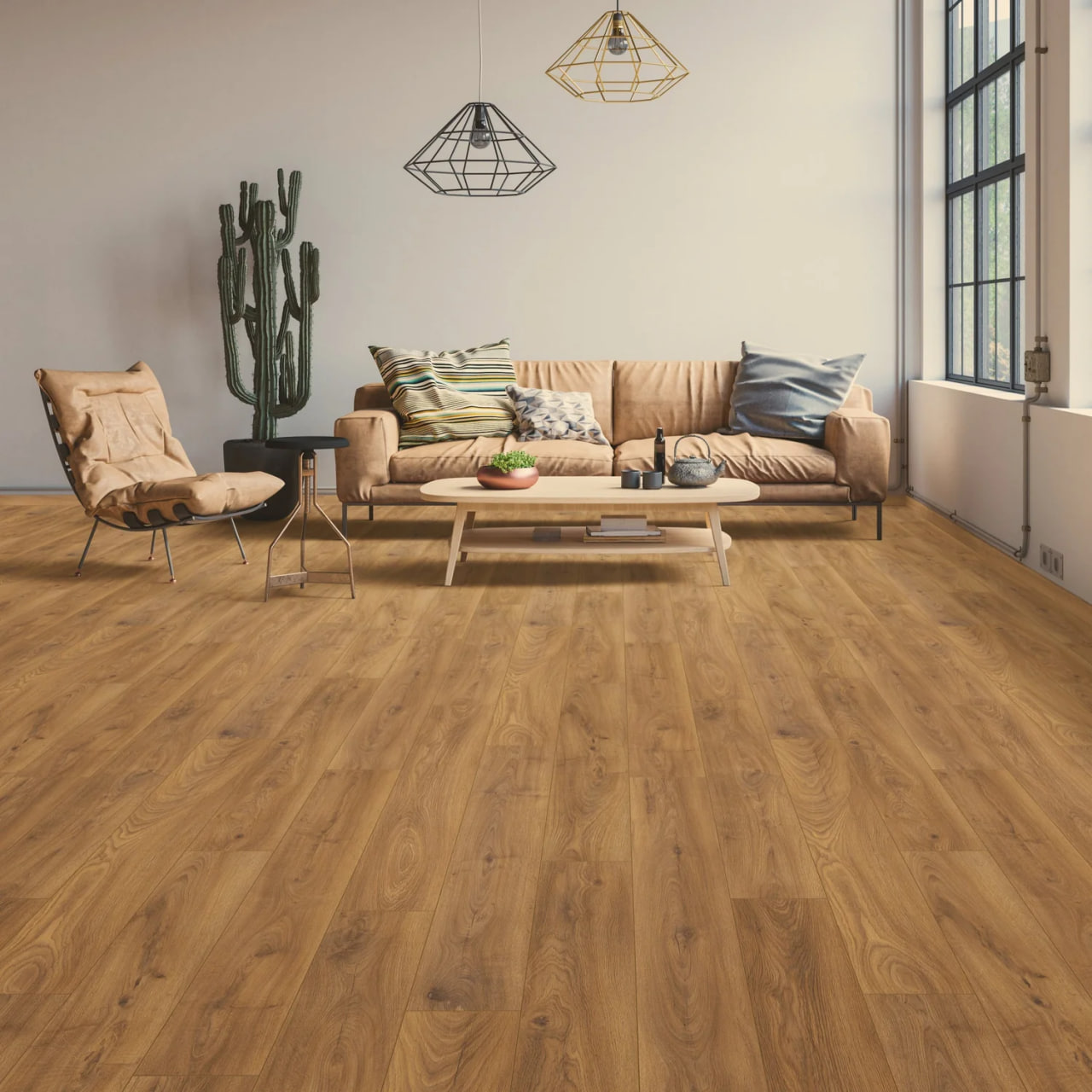 Laminate flooring installation